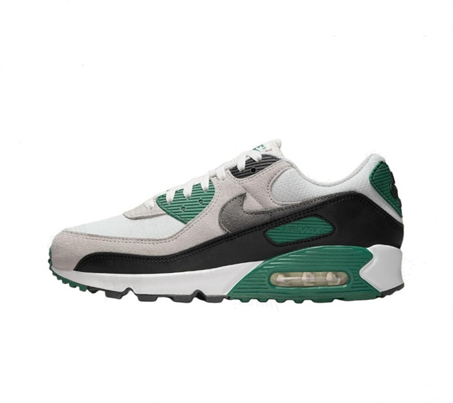 Men's Running weapon Air Max 90 White/Green/Black Shoes 0129